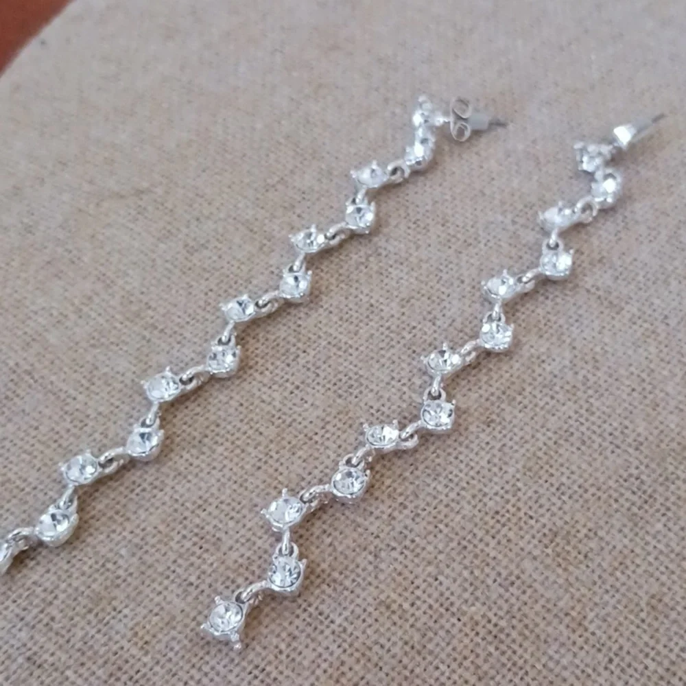Silver Long Earrings - Picture 8 of 8